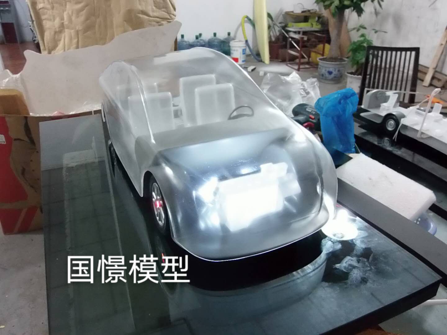 勉县透明车模型