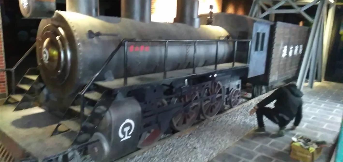 勉县蒸汽火车模型
